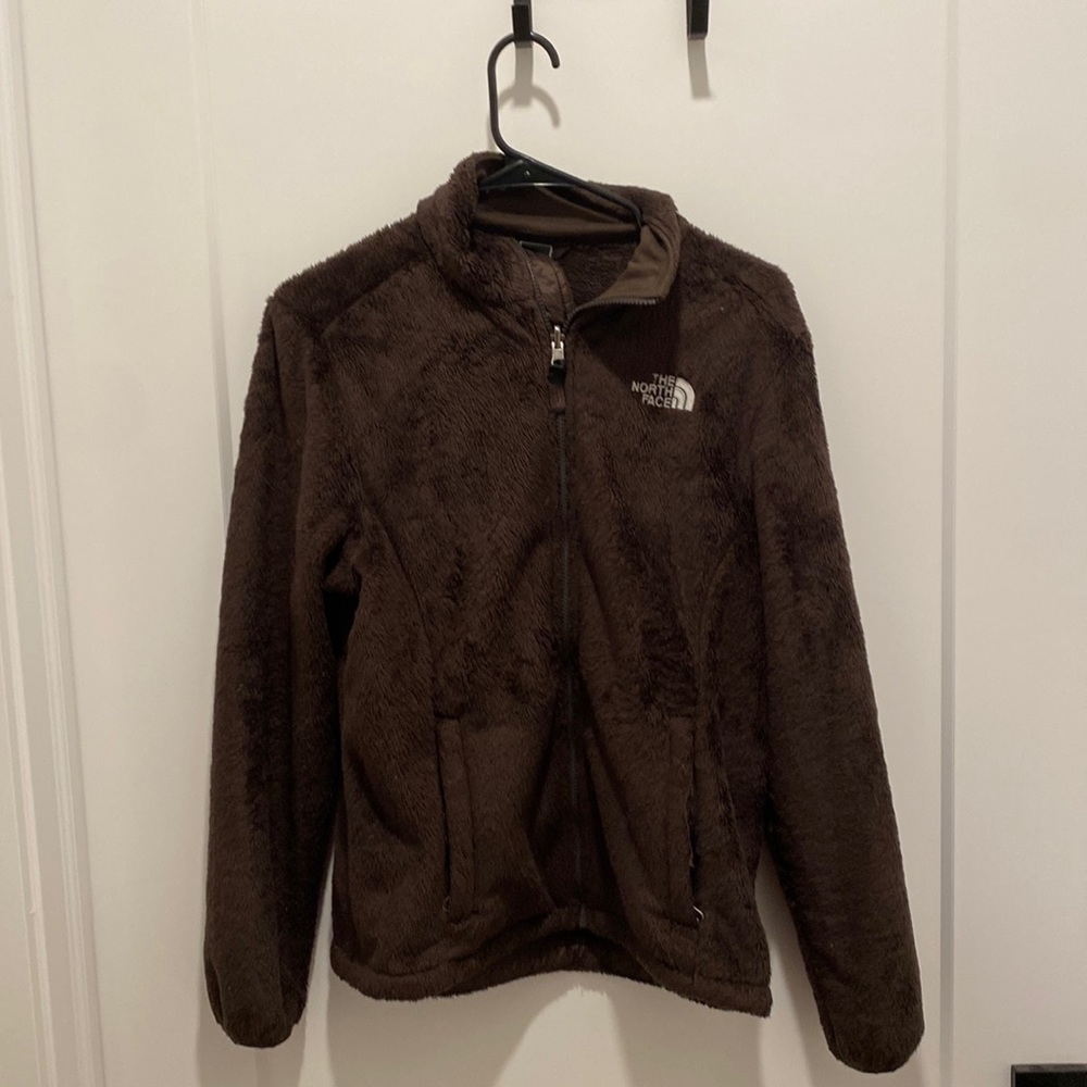 North Face fuzzy jacket